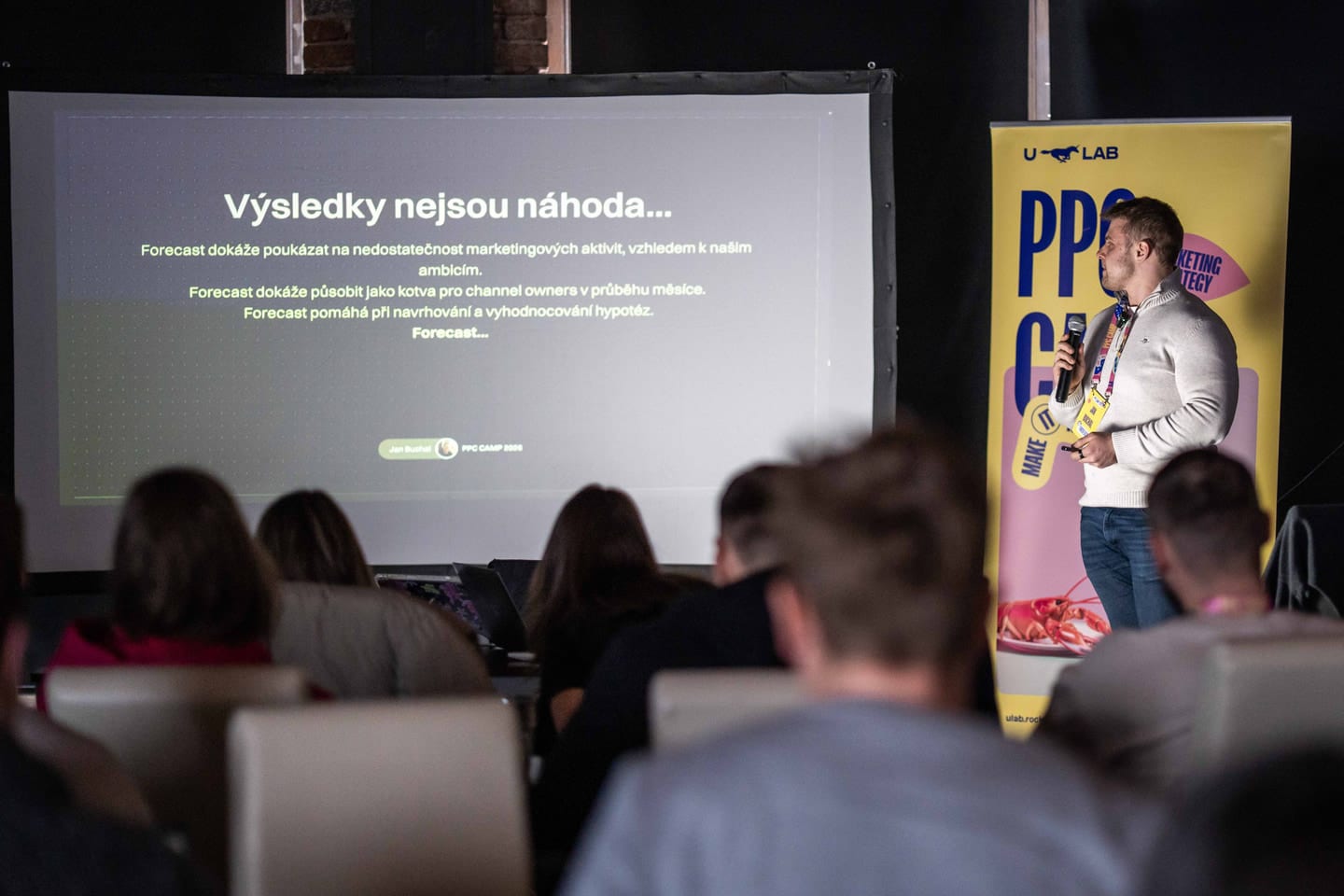 Jan Buchal přednáší na uLab PPC Campu